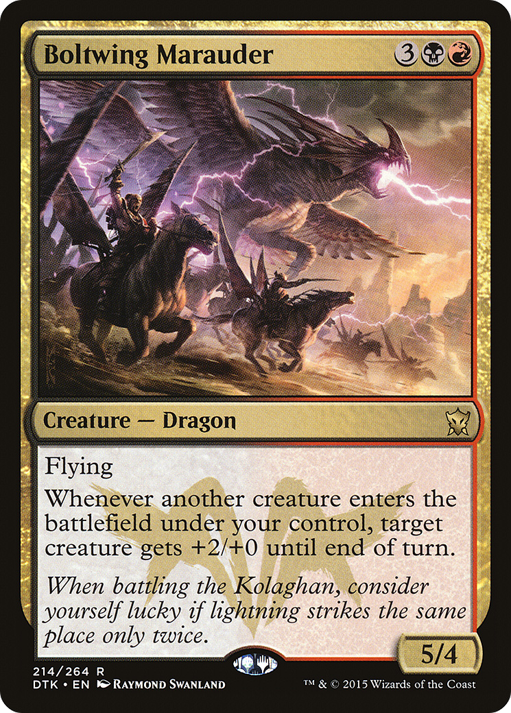 Boltwing Marauder (214) Foil - Dragons of Tarkir