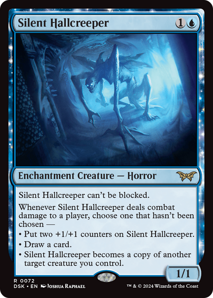 Silent Hallcreeper (072) Foil - Duskmourn: House of Horror