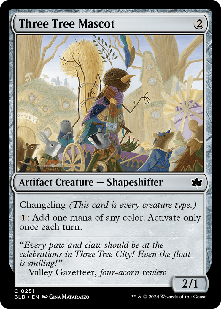 Three Tree Mascot (251) Foil - Bloomburrow