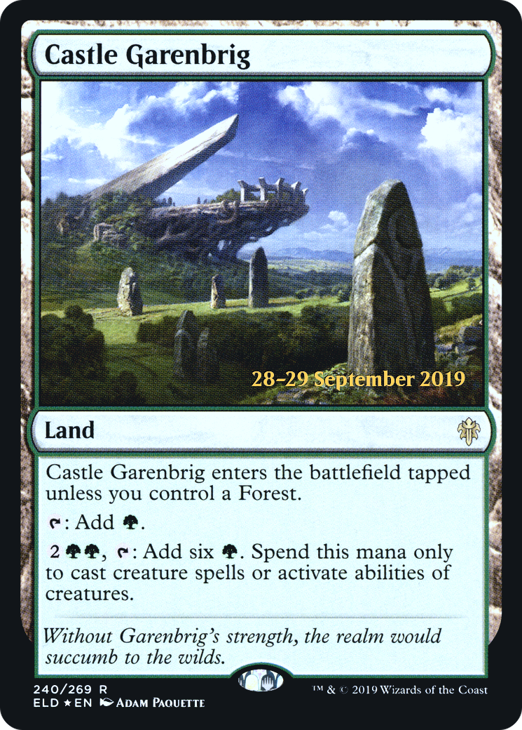 Castle Garenbrig (240s) Foil - Throne of Eldraine Promos