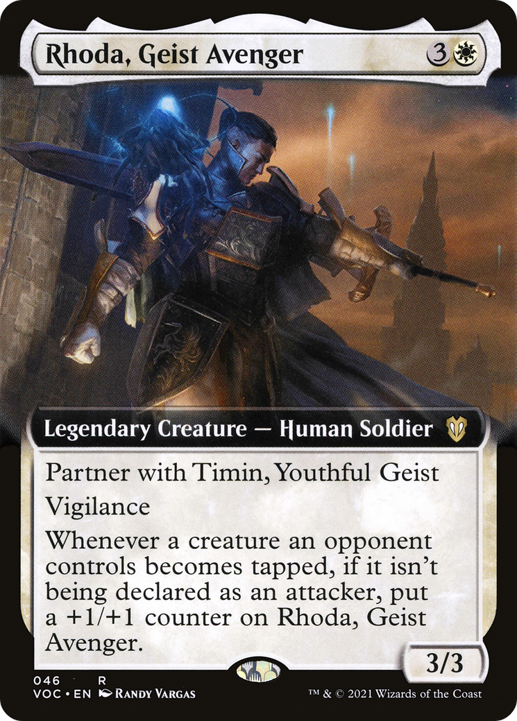 Rhoda, Geist Avenger (Extended Art) (046) - Crimson Vow Commander