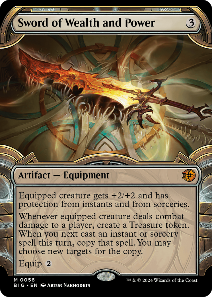 Sword of Wealth and Power (Showcase) (056) Foil - The Big Score