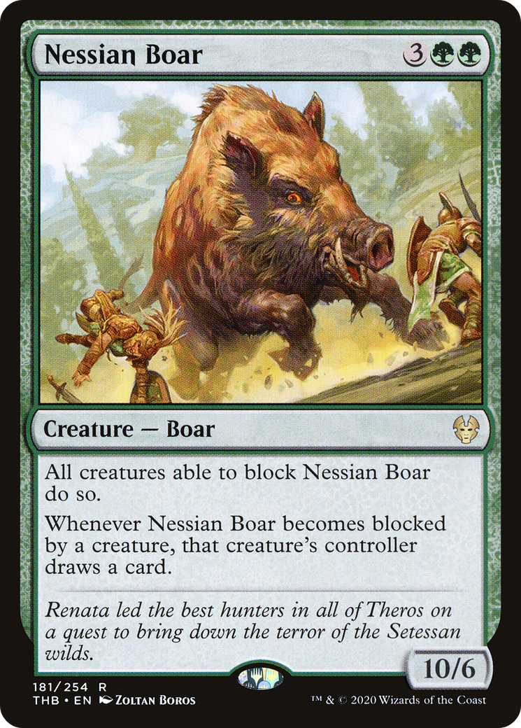 Nessian Boar (181) - Theros Beyond Death