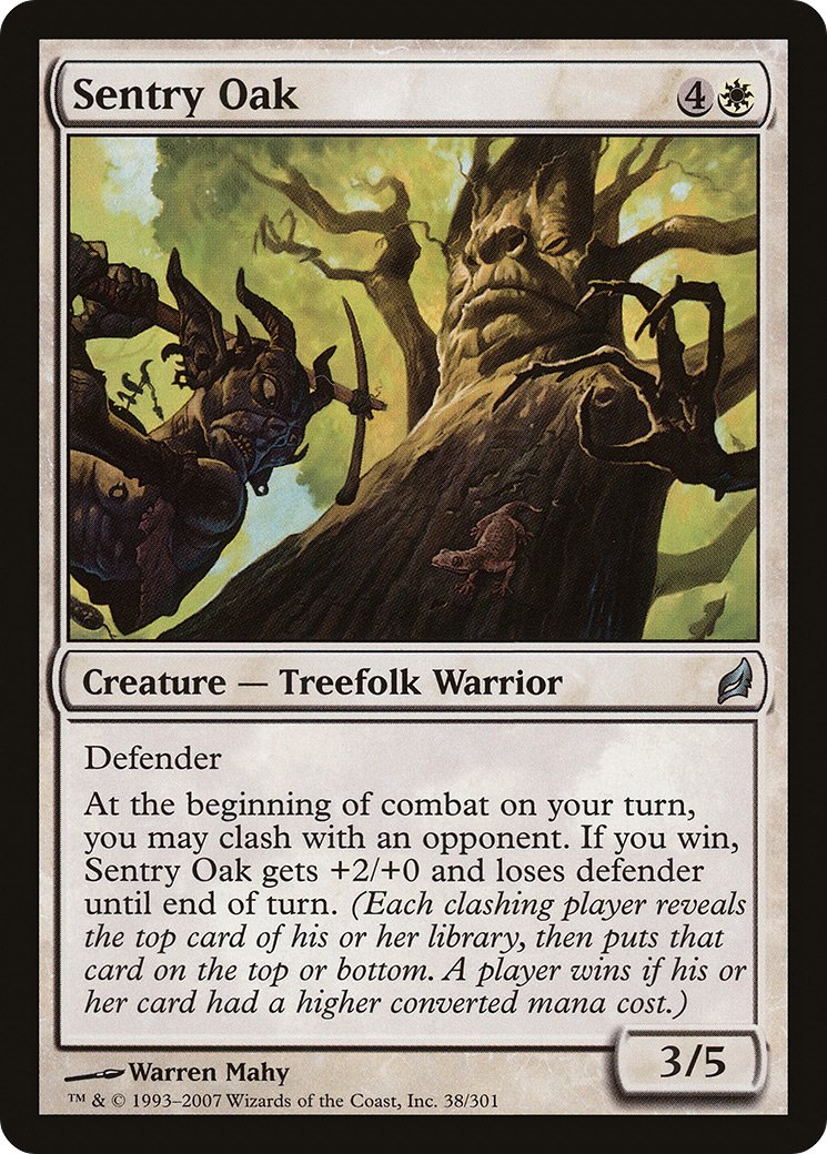 Sentry Oak (038) - Lorwyn