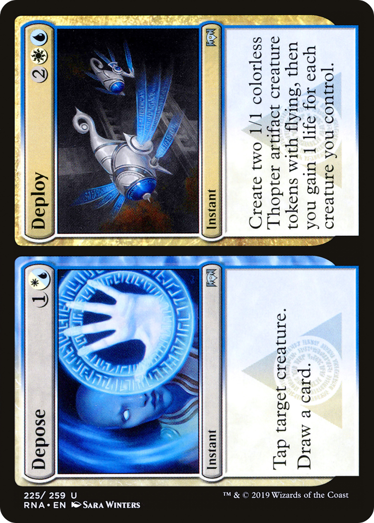 Depose // Deploy (225) Foil - Ravnica Allegiance