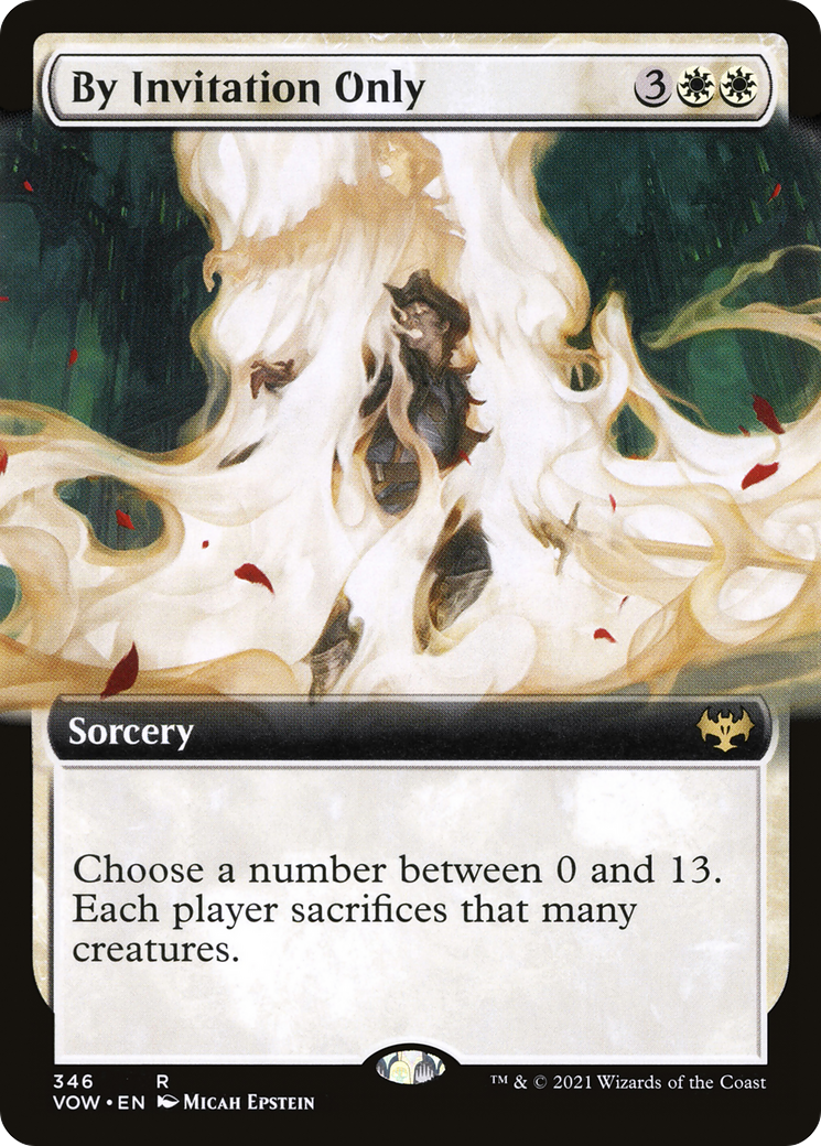 By Invitation Only (Extended Art) (346) - Innistrad: Crimson Vow