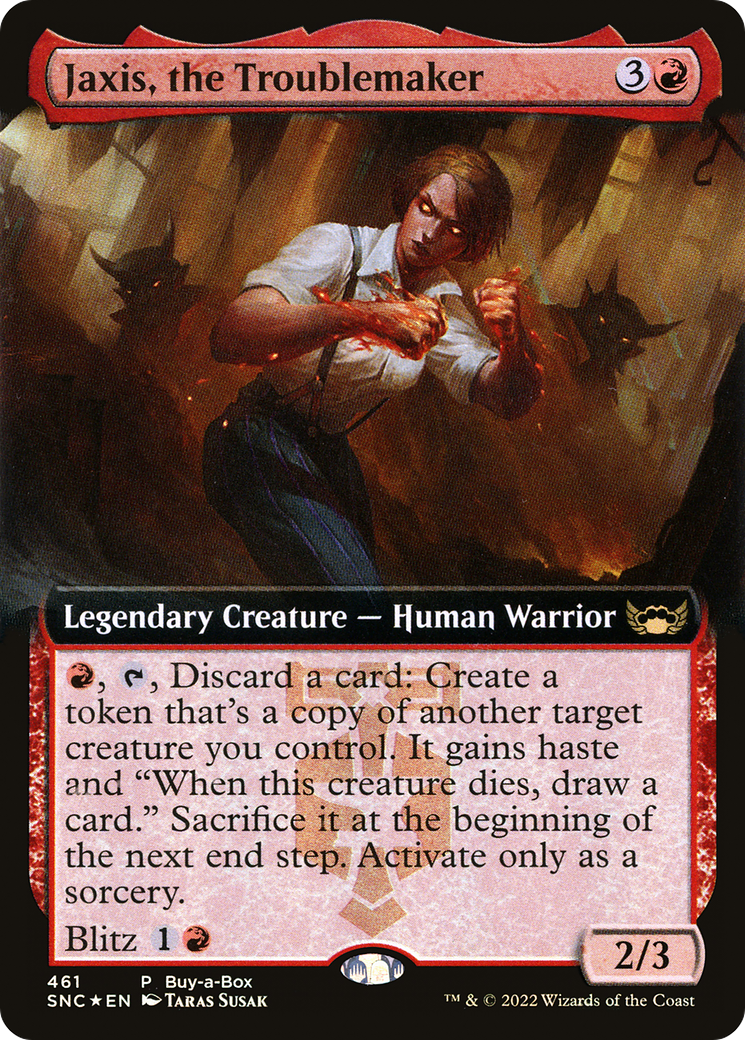 Jaxis, the Troublemaker (Extended Art) (461) Foil - Streets of New Capenna