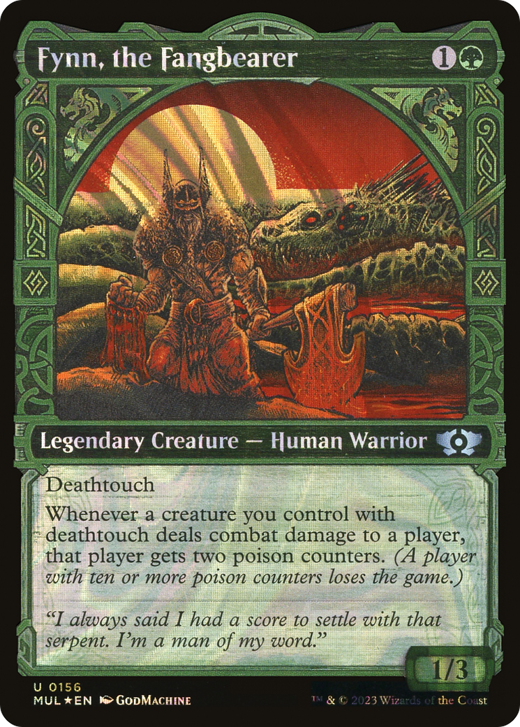 Fynn, the Fangbearer (Showcase) (156) Foil - Multiverse Legends