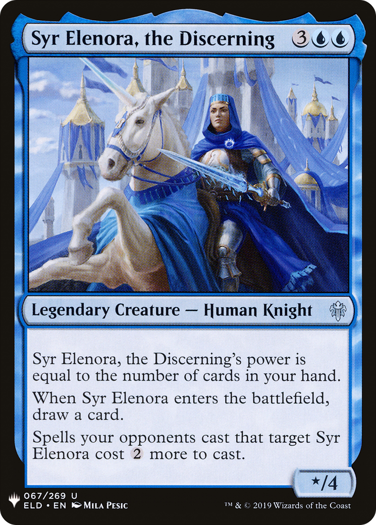 Syr Elenora, the Discerning (ELD-67) - The List
