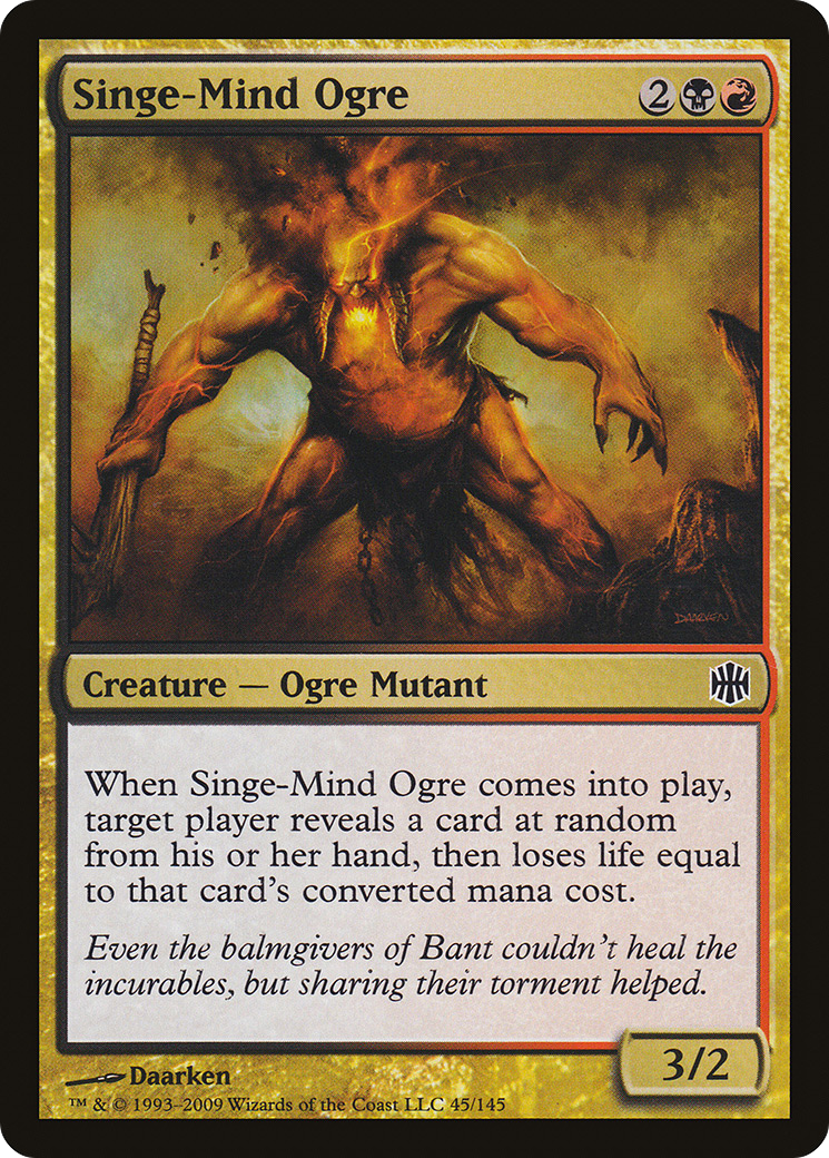 Singe-Mind Ogre (045) Foil - Alara Reborn