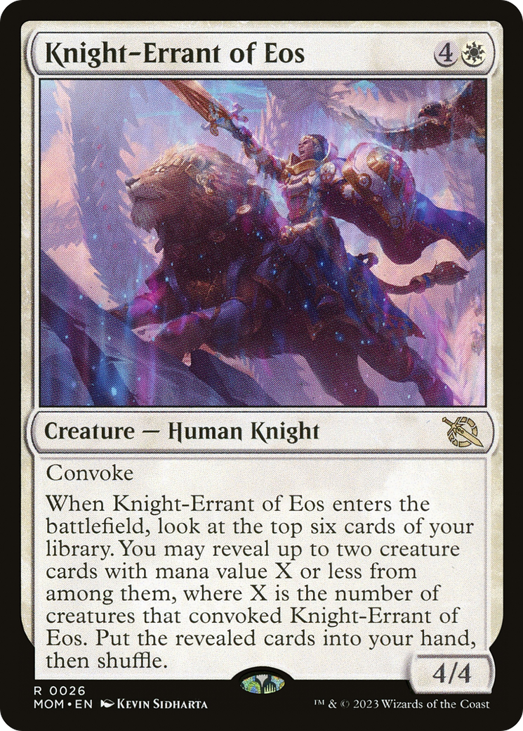 Knight-Errant of Eos (026) Foil - March of the Machine