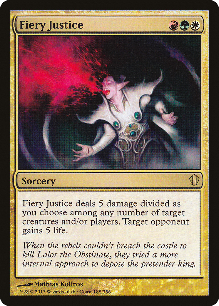Fiery Justice (188) - Commander 2013