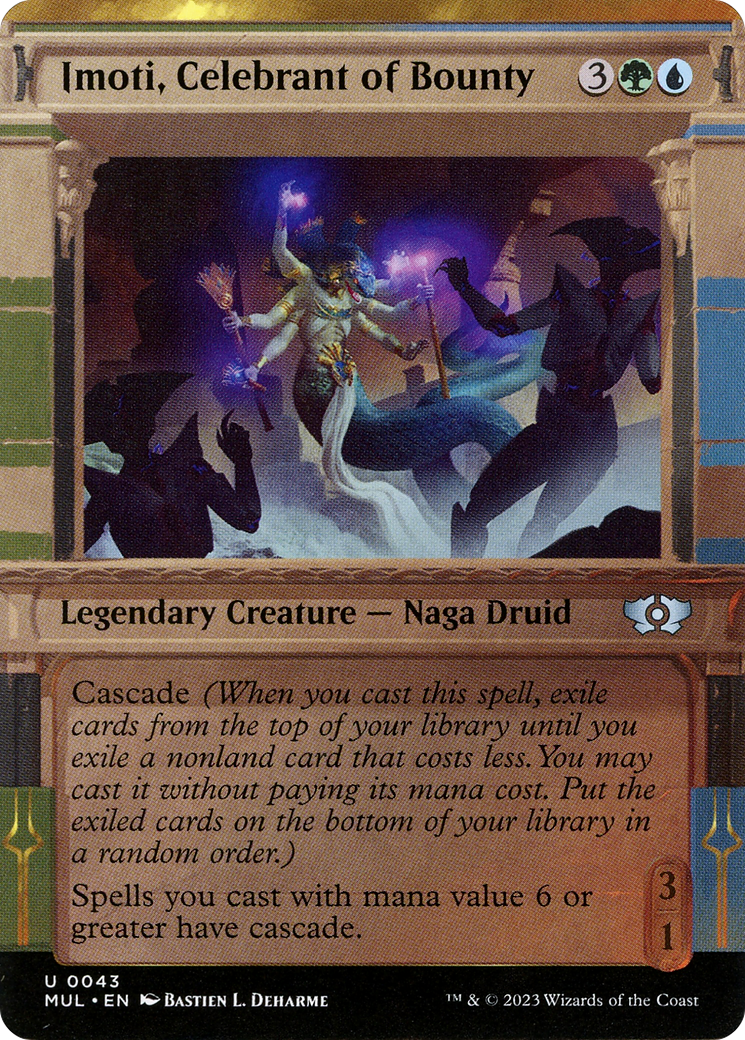 Imoti, Celebrant of Bounty (Showcase) (043) Foil - Multiverse Legends