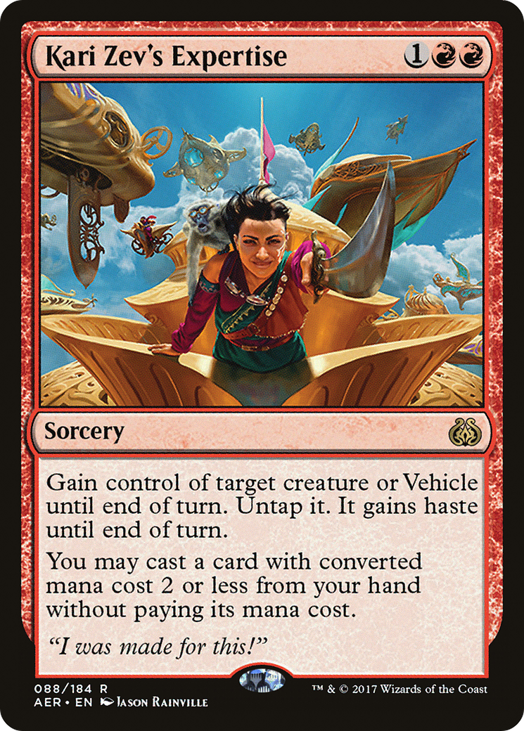 Kari Zev's Expertise (088) Foil - Aether Revolt