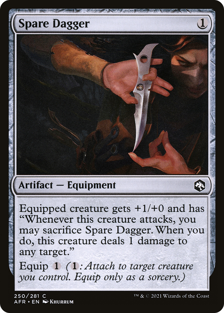 Spare Dagger (250) Foil - Adventures in the Forgotten Realms