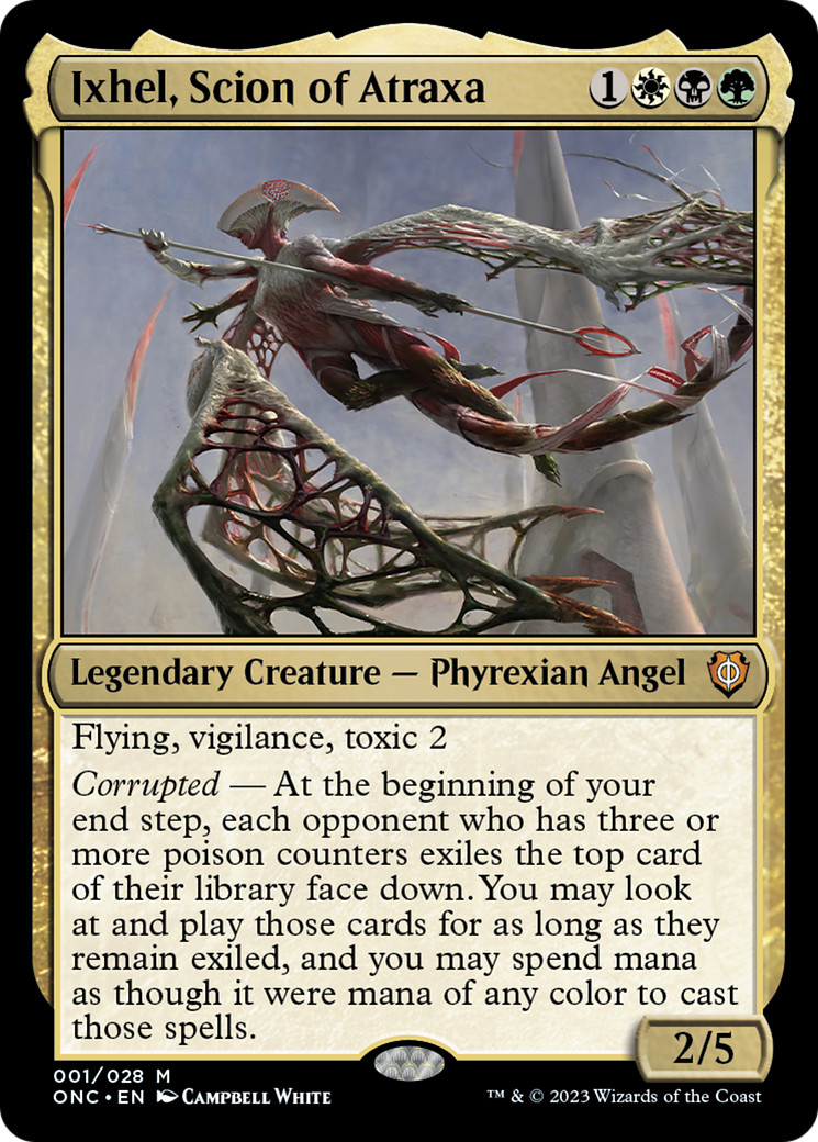 Ixhel, Scion of Atraxa (001) Foil - Phyrexia: All Will Be One Commander