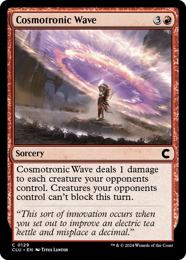 Cosmotronic Wave (129) - Ravnica: Clue Edition