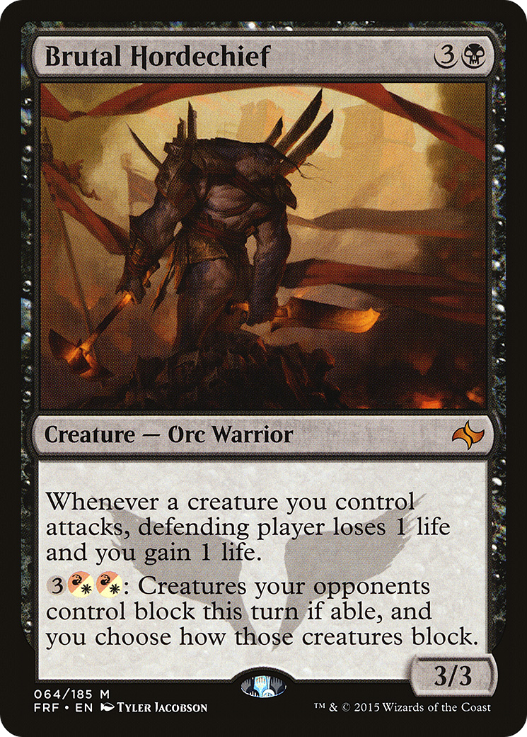 Brutal Hordechief (064) Foil - Fate Reforged