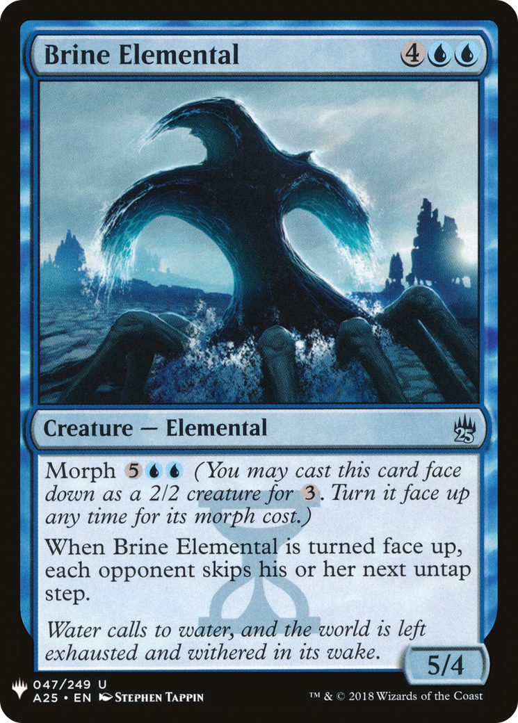 Brine Elemental (A25-47) - The List