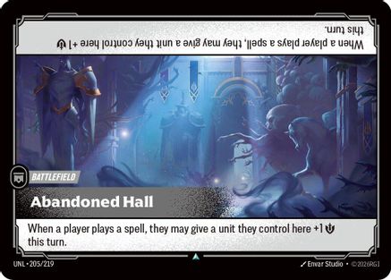 Abandoned Hall (205) - Unleashed