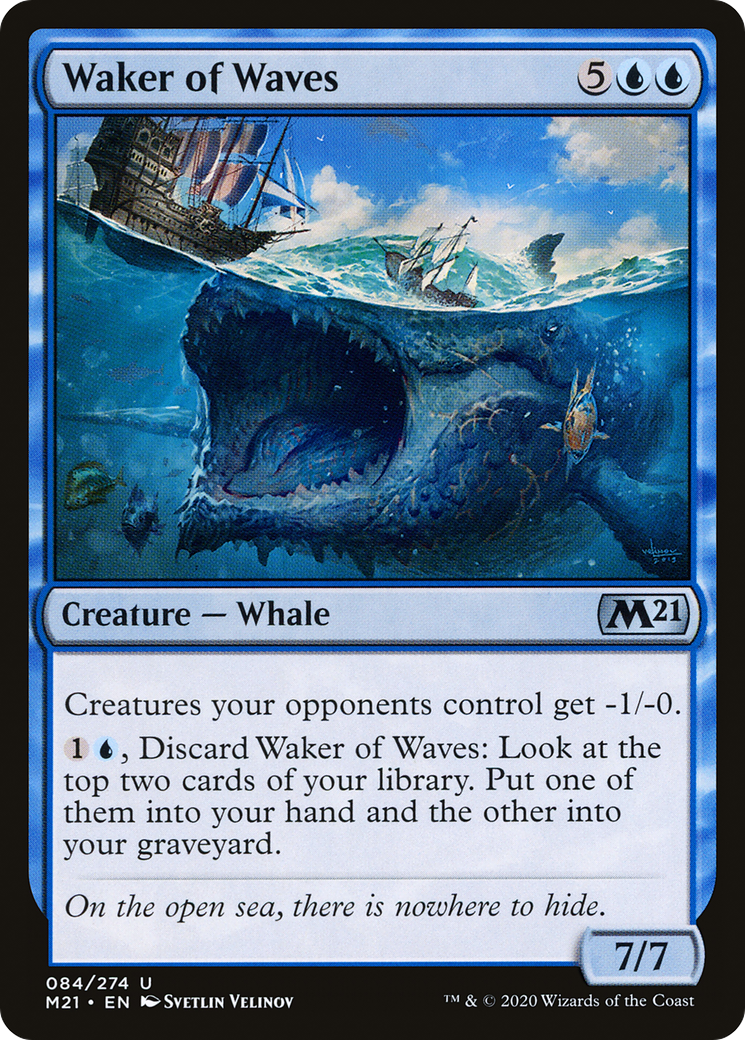 Waker of Waves (084) Foil - Core Set 2021