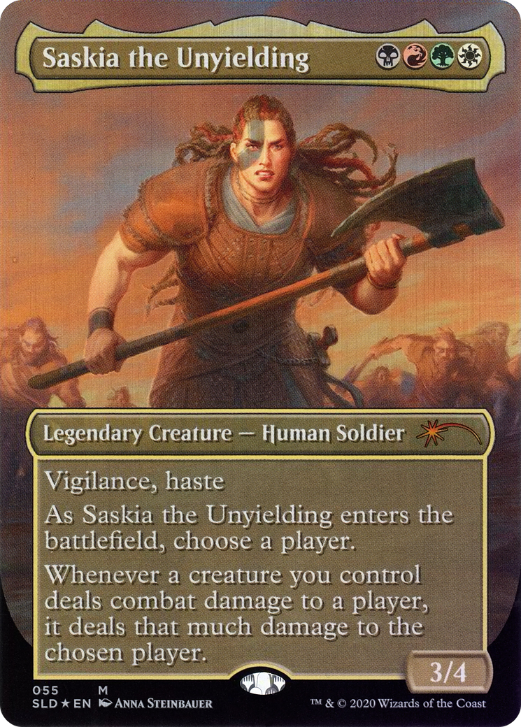 Saskia the Unyielding (055) Foil - Secret Lair Drop