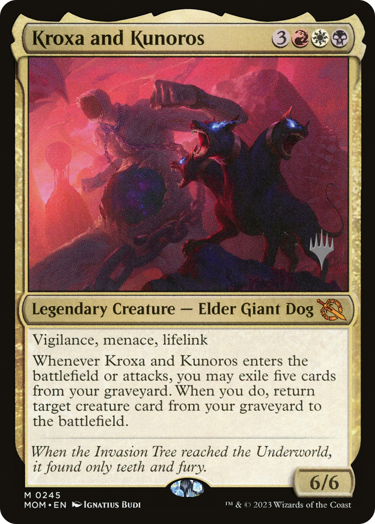 Kroxa and Kunoros (245p) Foil - March of the Machine Promos