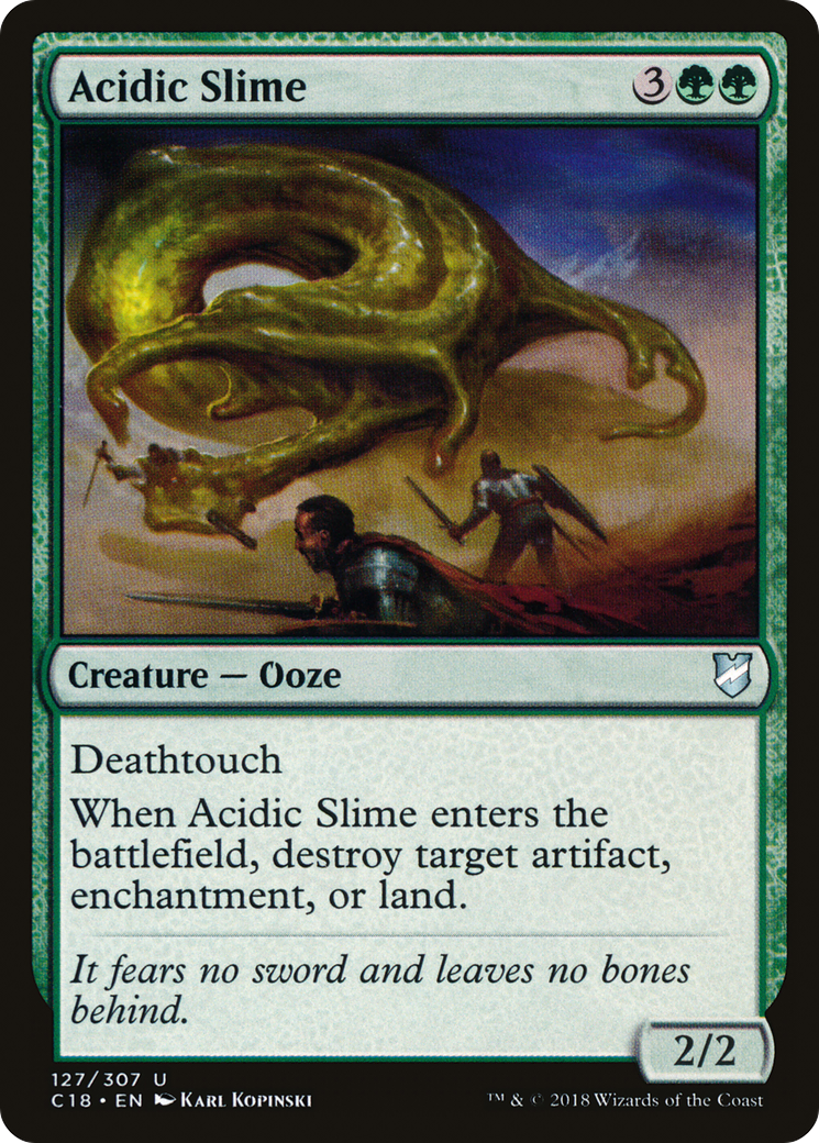 Acidic Slime (127) - Commander 2018