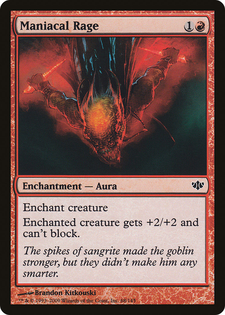 Maniacal Rage (068) Foil - Conflux