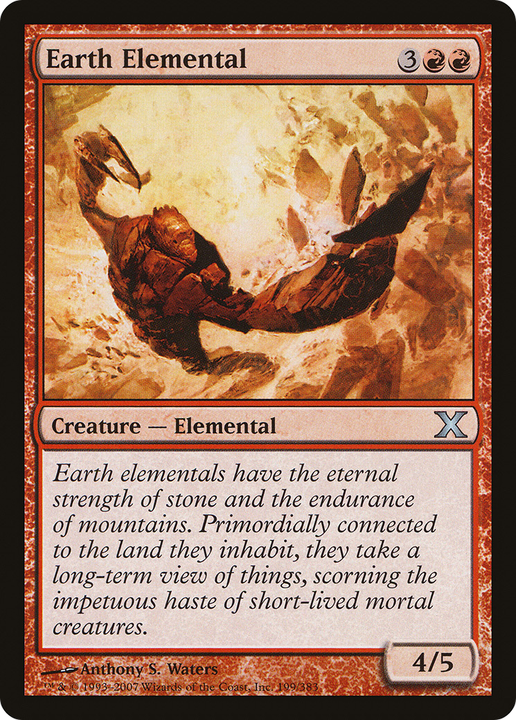 Earth Elemental (199) - Tenth Edition