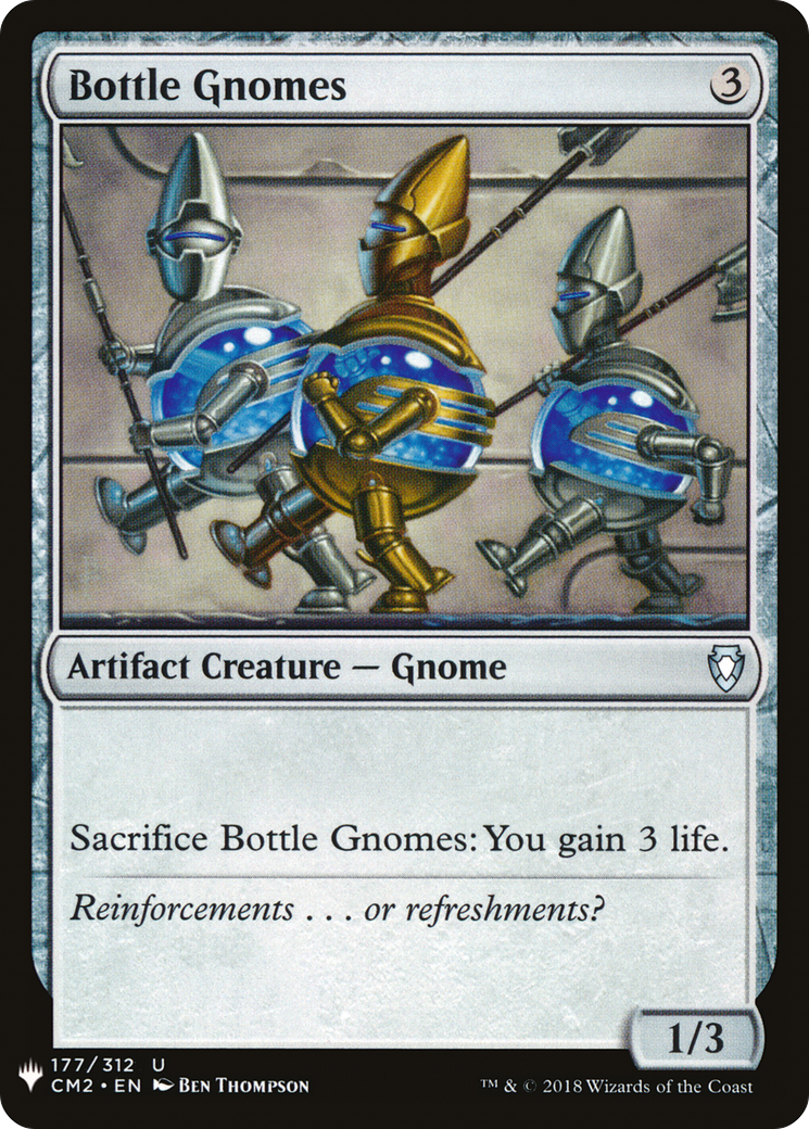 Bottle Gnomes (CM2-177) - The List