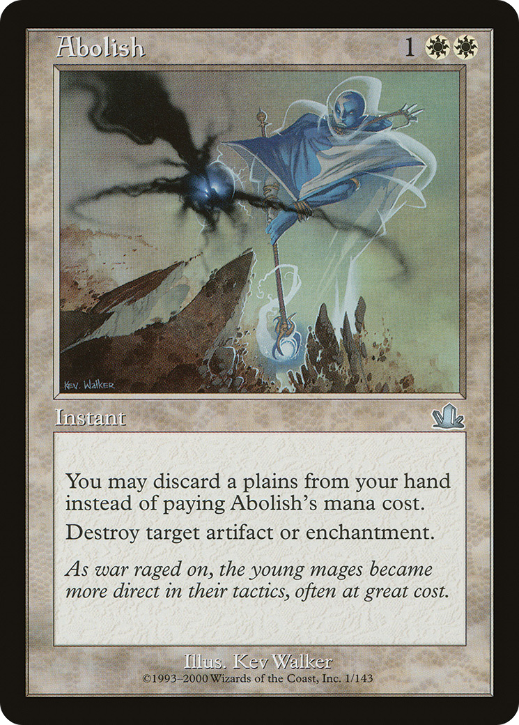 Abolish (001) Foil - Prophecy