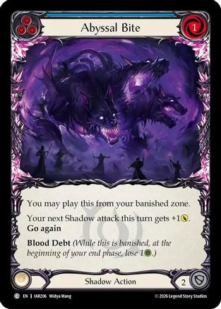 Abyssal Bite (IAR206) Rainbow Foil - Usurp the Shadow Throne