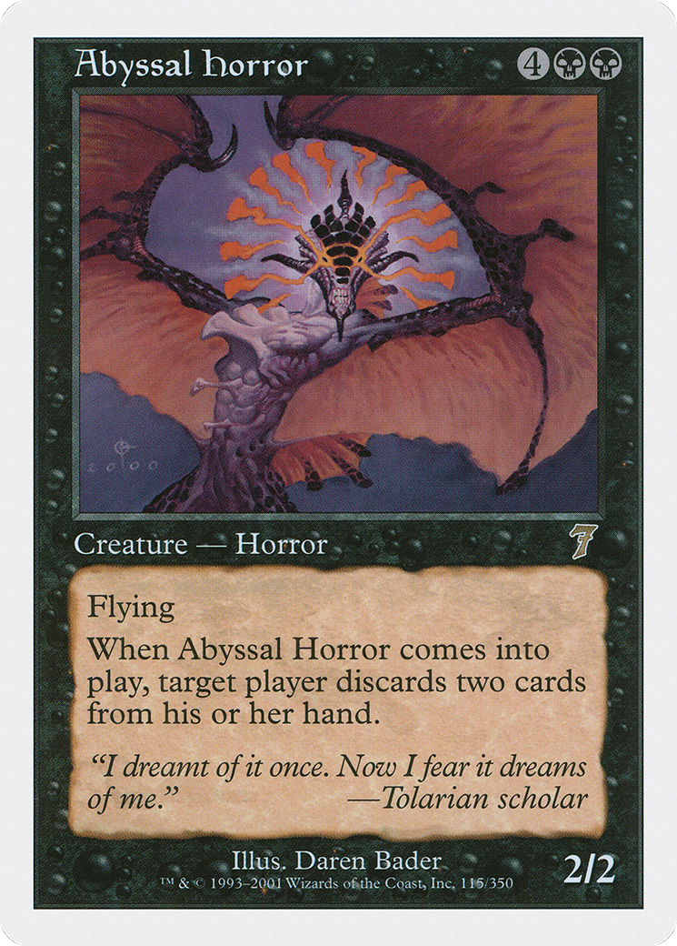 Abyssal Horror (115) - Seventh Edition