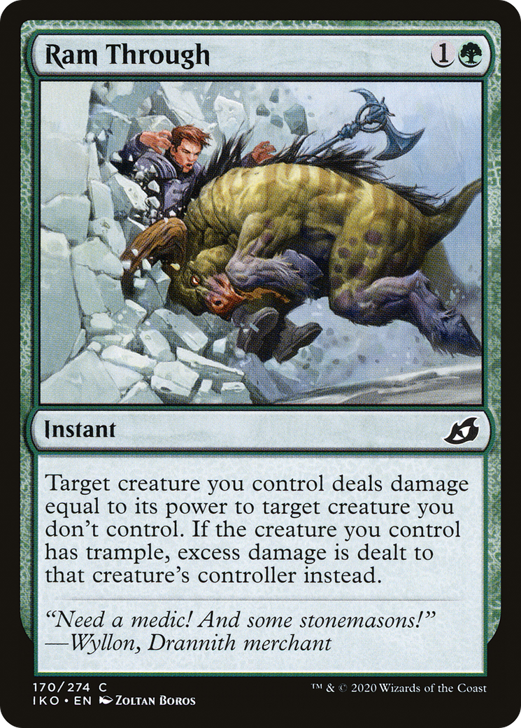 Ram Through (170) Foil - Ikoria: Lair of Behemoths