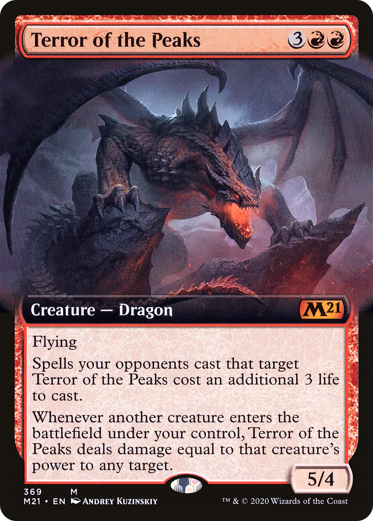 Terror of the Peaks (Extended Art) (369) - Core Set 2021