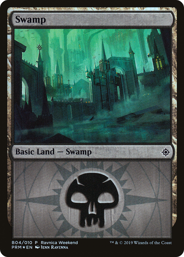 Swamp (B04) Foil - RNA Ravnica Weekend