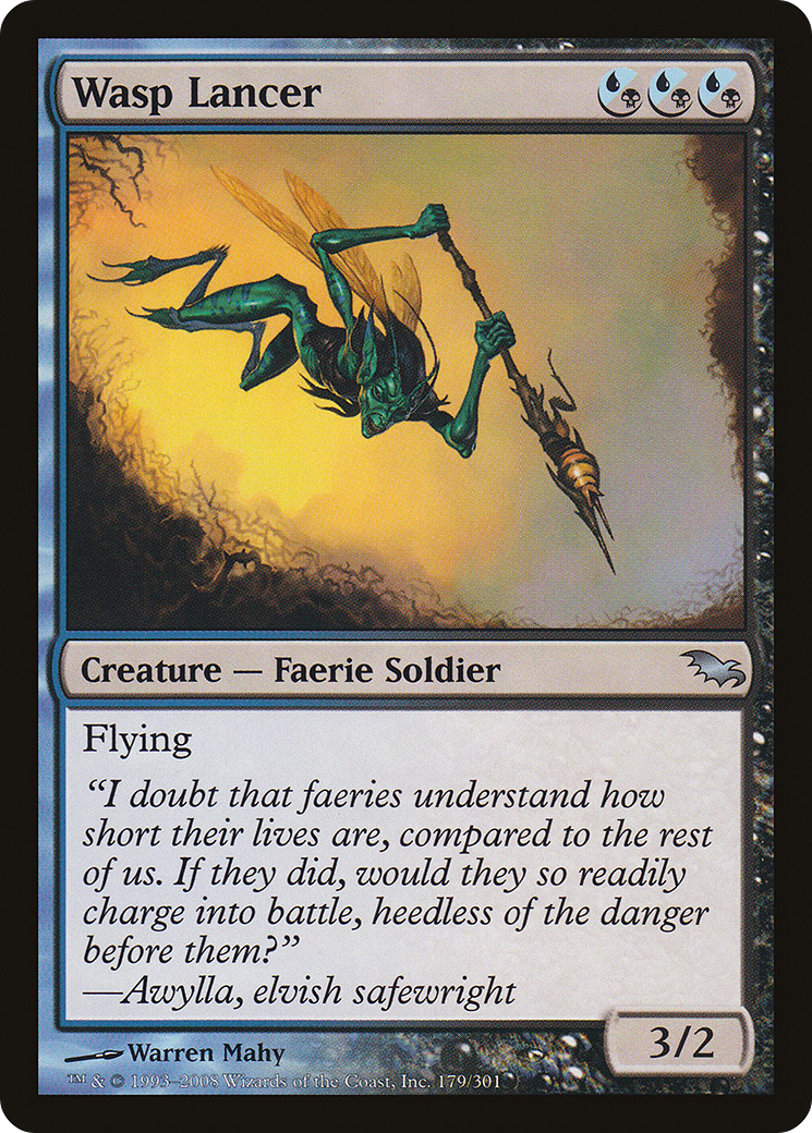 Wasp Lancer (179) Foil - Shadowmoor