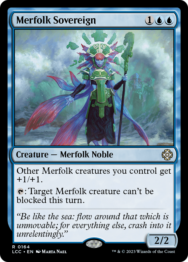 Merfolk Sovereign (164) - The Lost Caverns of Ixalan Commander