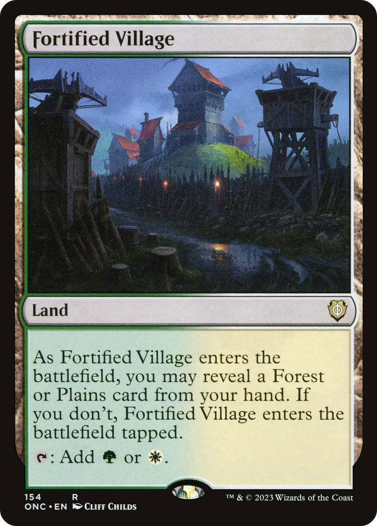 Fortified Village (154) - Phyrexia: All Will Be One Commander