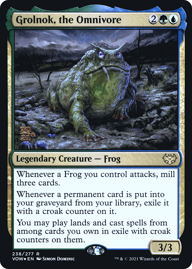 Grolnok, the Omnivore (238s) Foil - Innistrad: Crimson Vow Promos