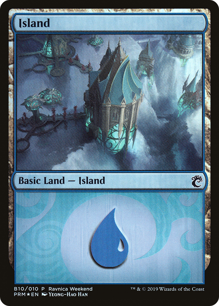 Island (B10) Foil - RNA Ravnica Weekend