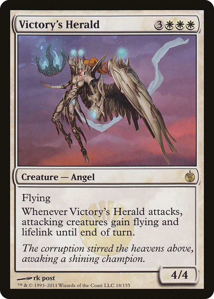 Victory's Herald (018) - Mirrodin Besieged