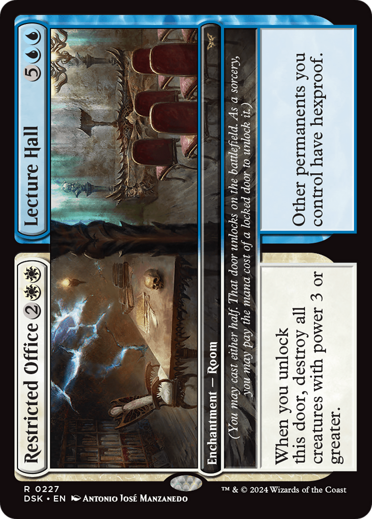 Restricted Office // Lecture Hall (227) Foil - Duskmourn: House of Horror
