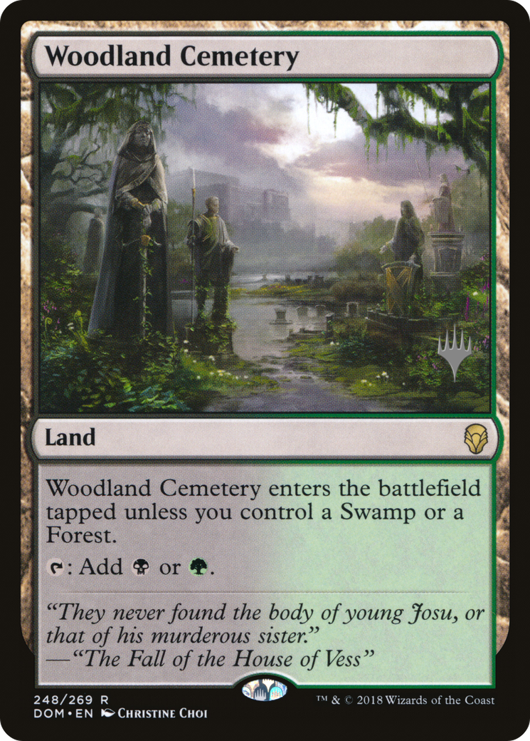 Woodland Cemetery (248) Foil - Dominaria Promos