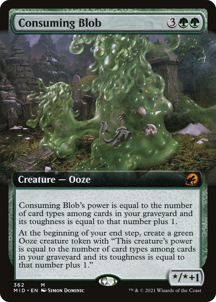 Consuming Blob (Extended Art) (362) - Innistrad: Midnight Hunt