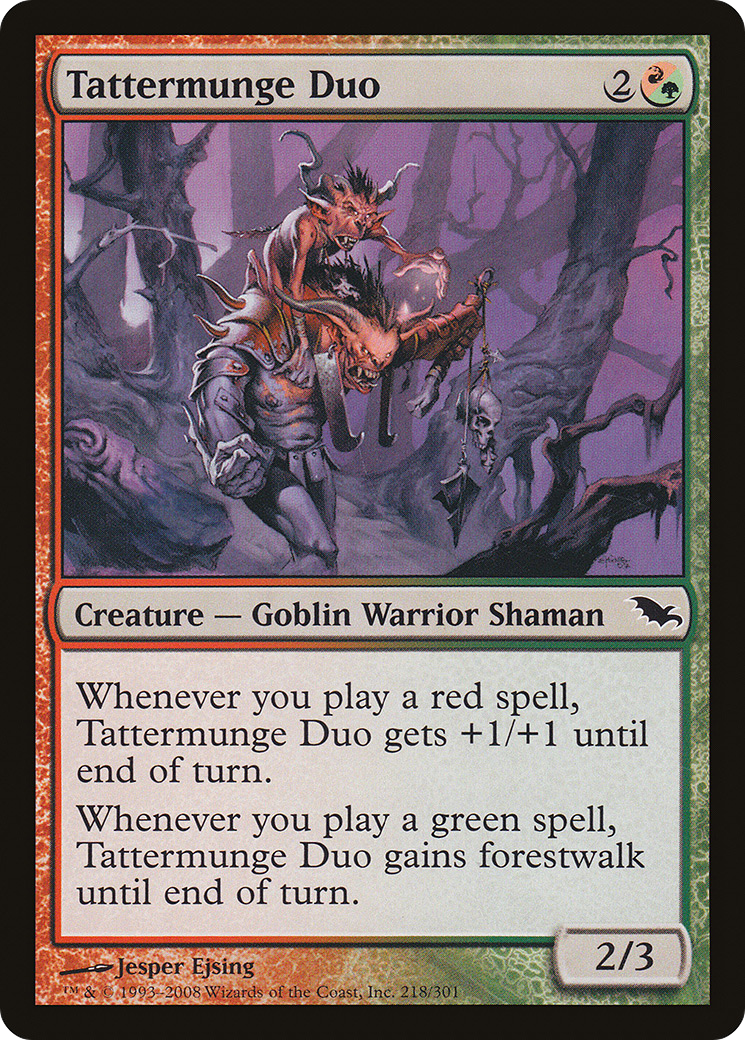 Tattermunge Duo (218) Foil - Shadowmoor