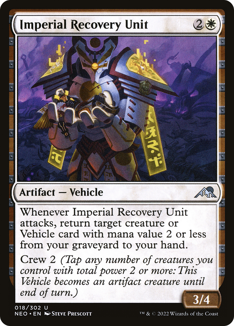 Imperial Recovery Unit (018) Foil - Kamigawa: Neon Dynasty