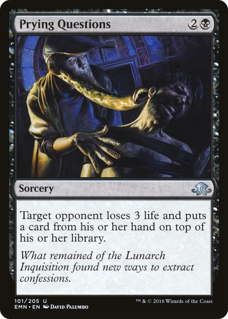Prying Questions (101) Foil - Eldritch Moon