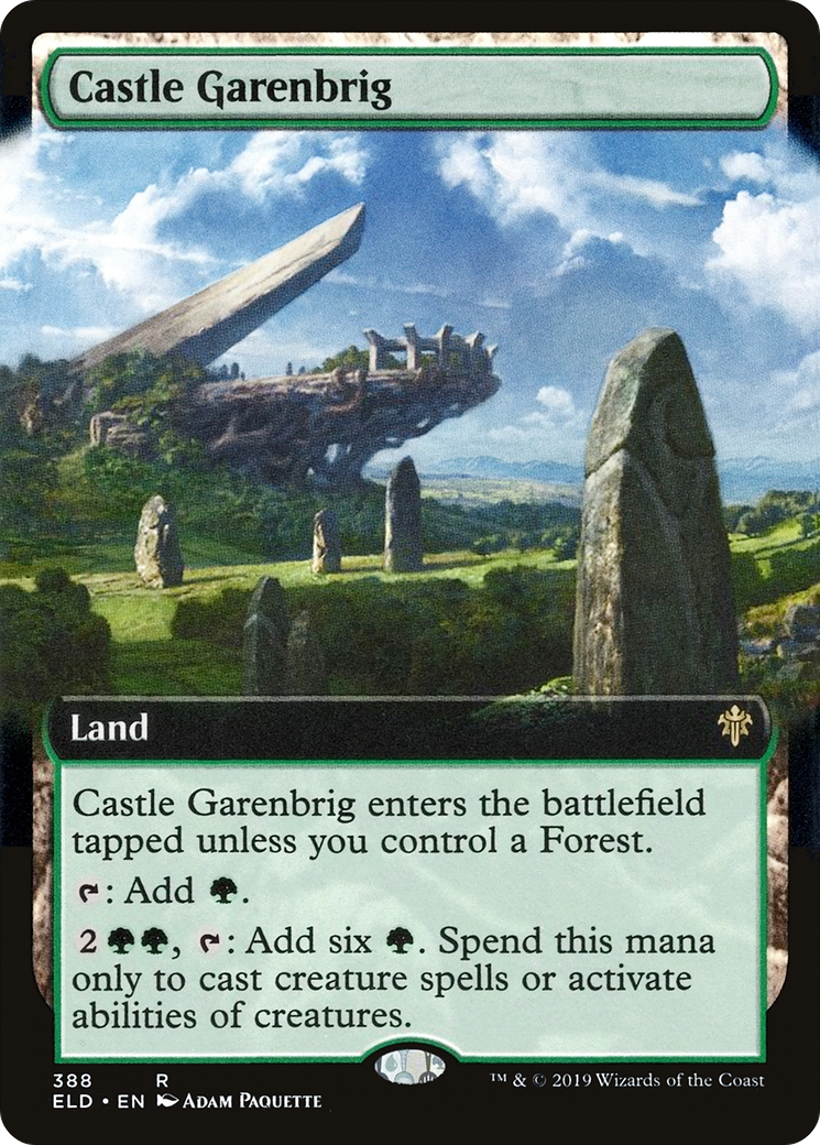 Castle Garenbrig (Extended Art) (388) Foil - Throne of Eldraine